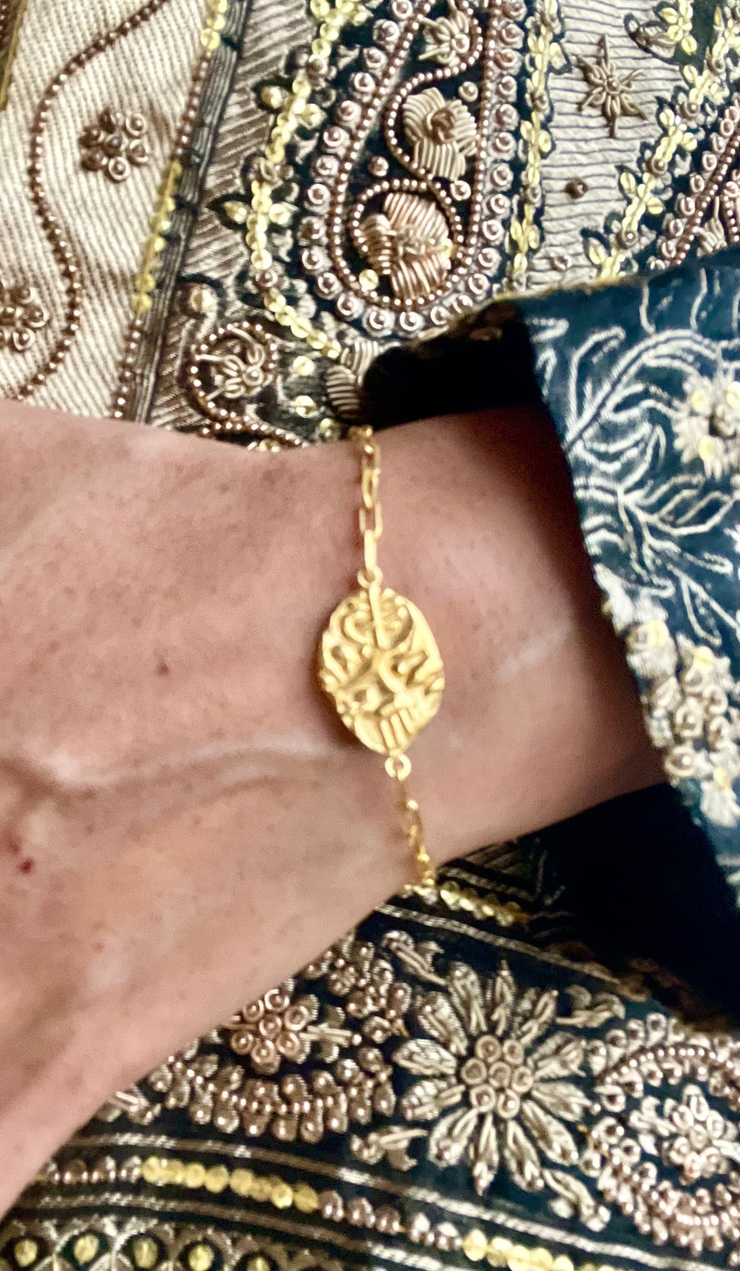 Sohavi Ancient Indian Coin Bracelet