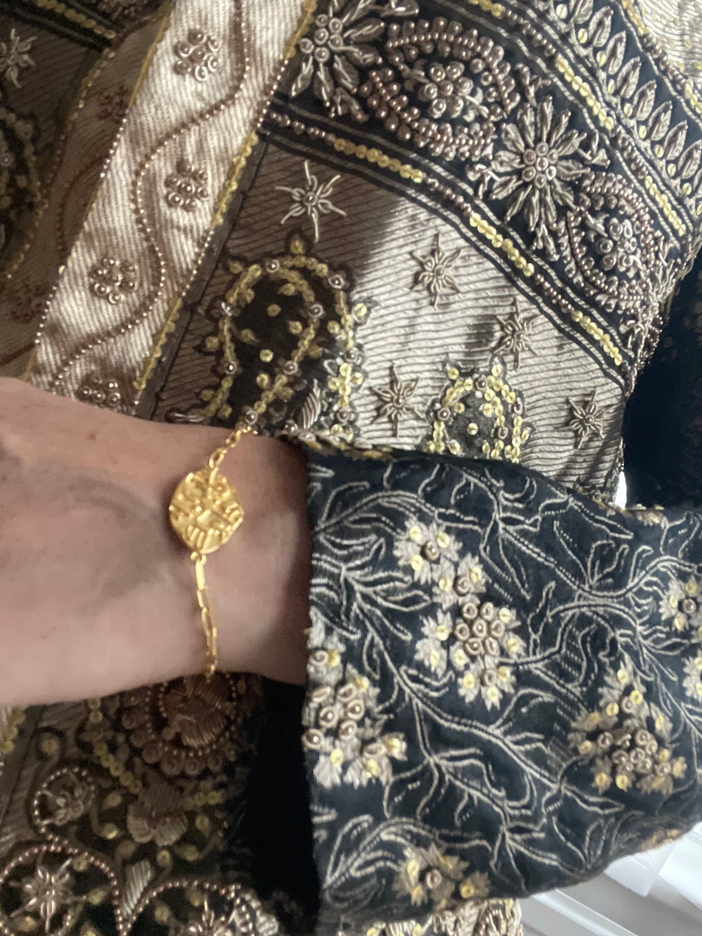 Sohavi Ancient Indian Coin Bracelet