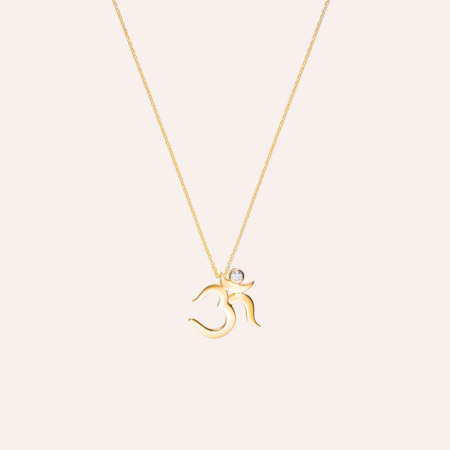 Silver Om Necklace