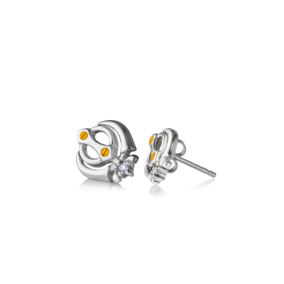 Silver earrings