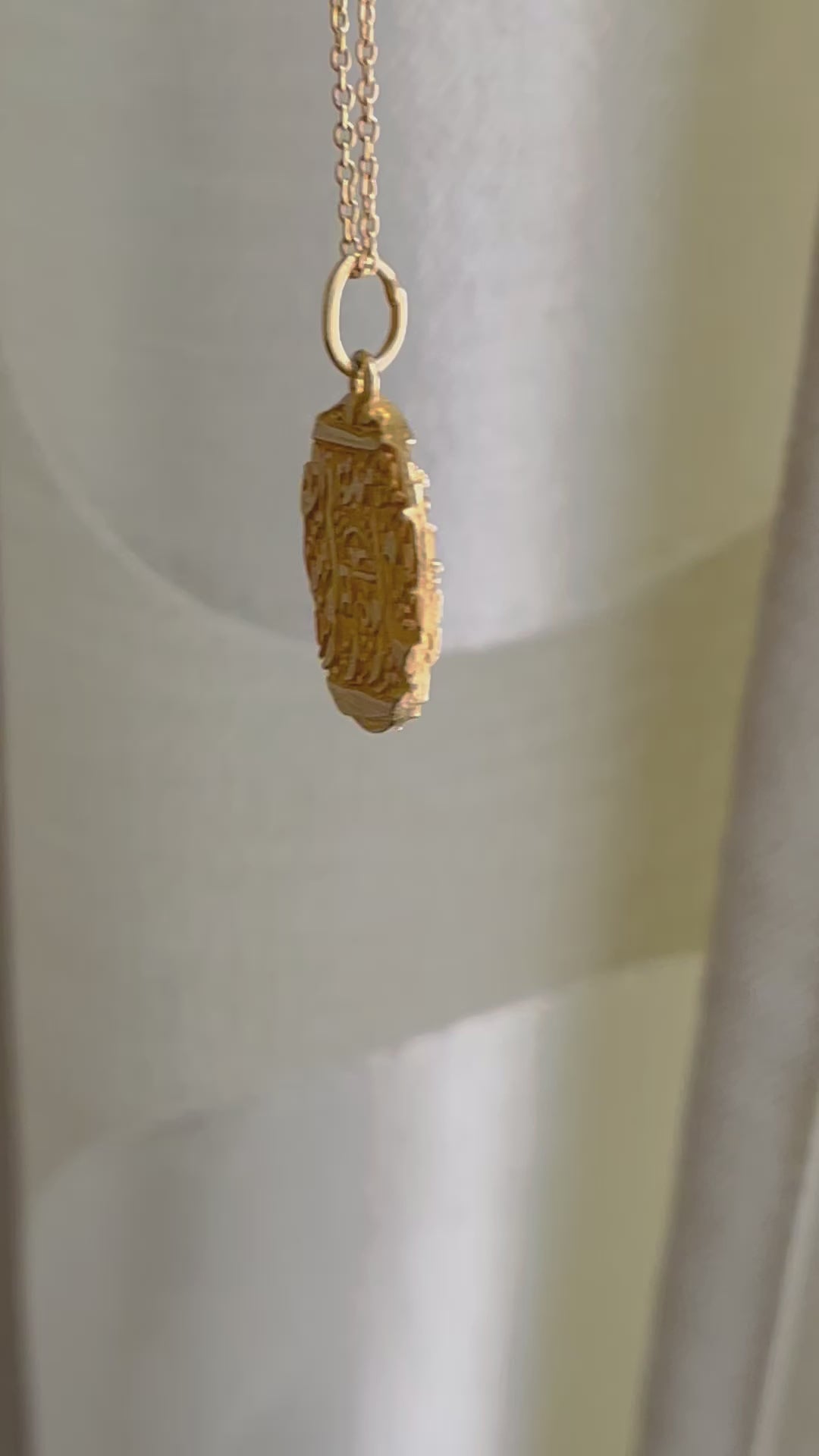 Sohavi 22Ct Gold Vermeil Truth Coin Necklace