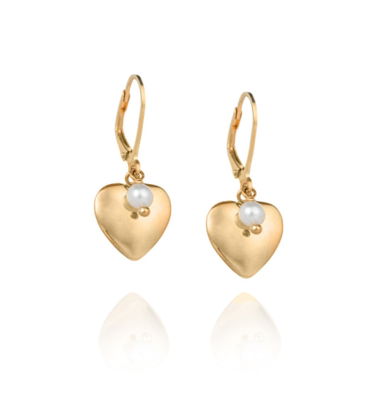 Heart Of Gold Earrings