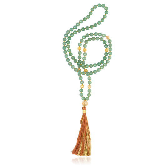 Aventurine Healed Heart Mala